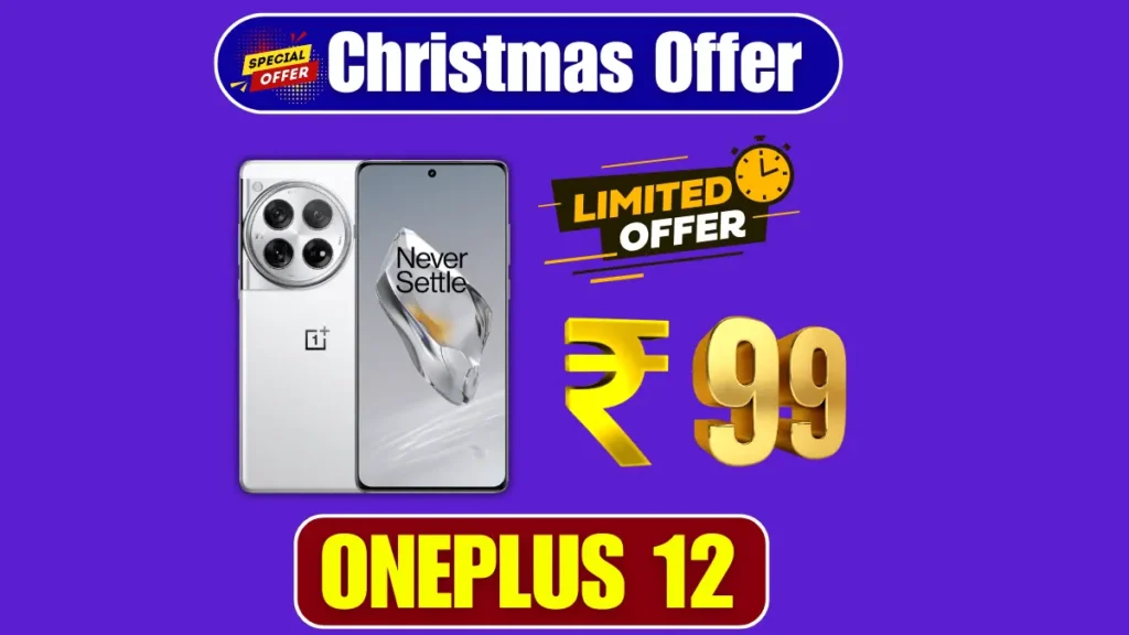 OnePlus 12 at ₹99 Only Happy New Year Gadget Offer